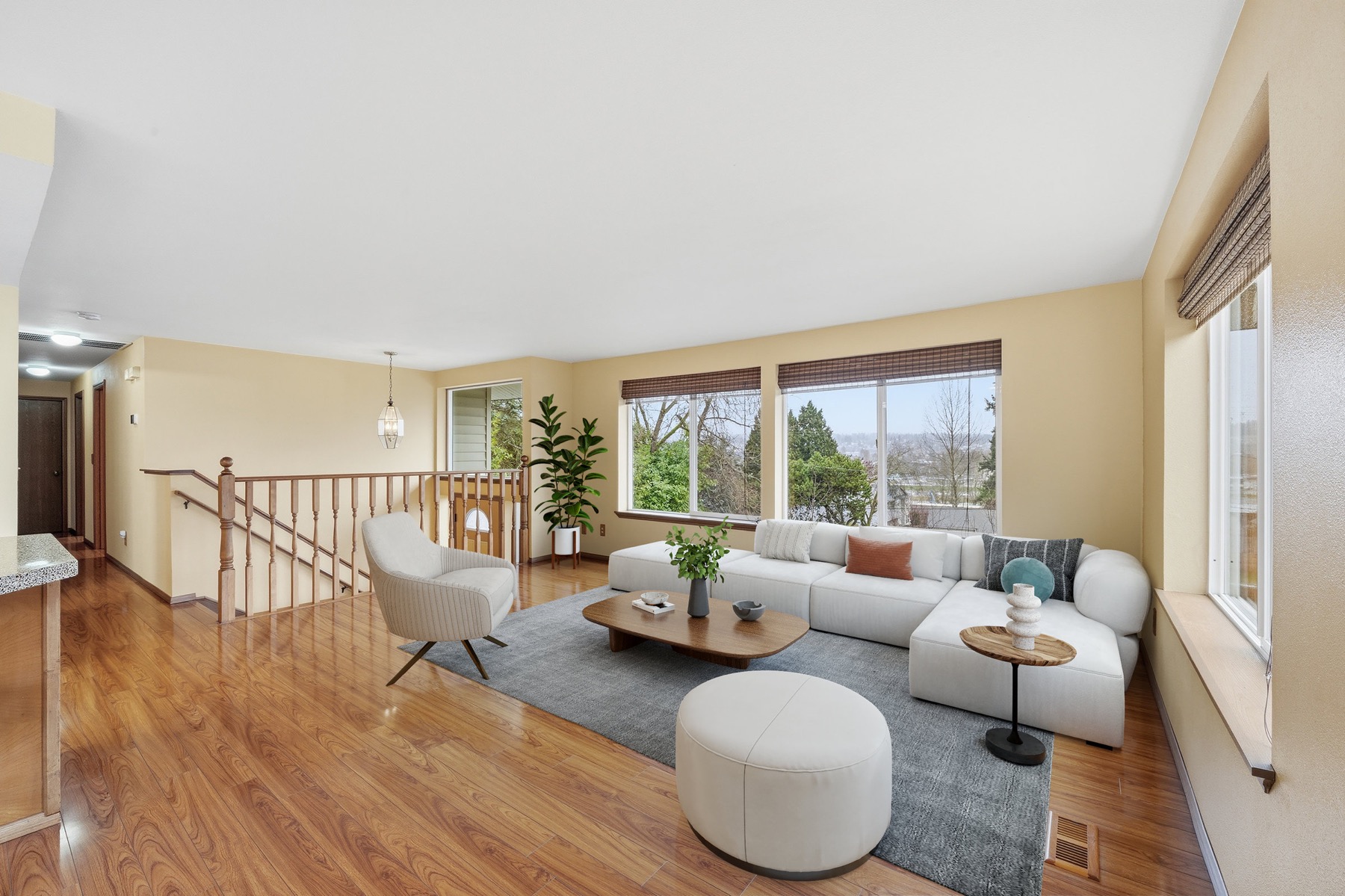 Room after virtual staging