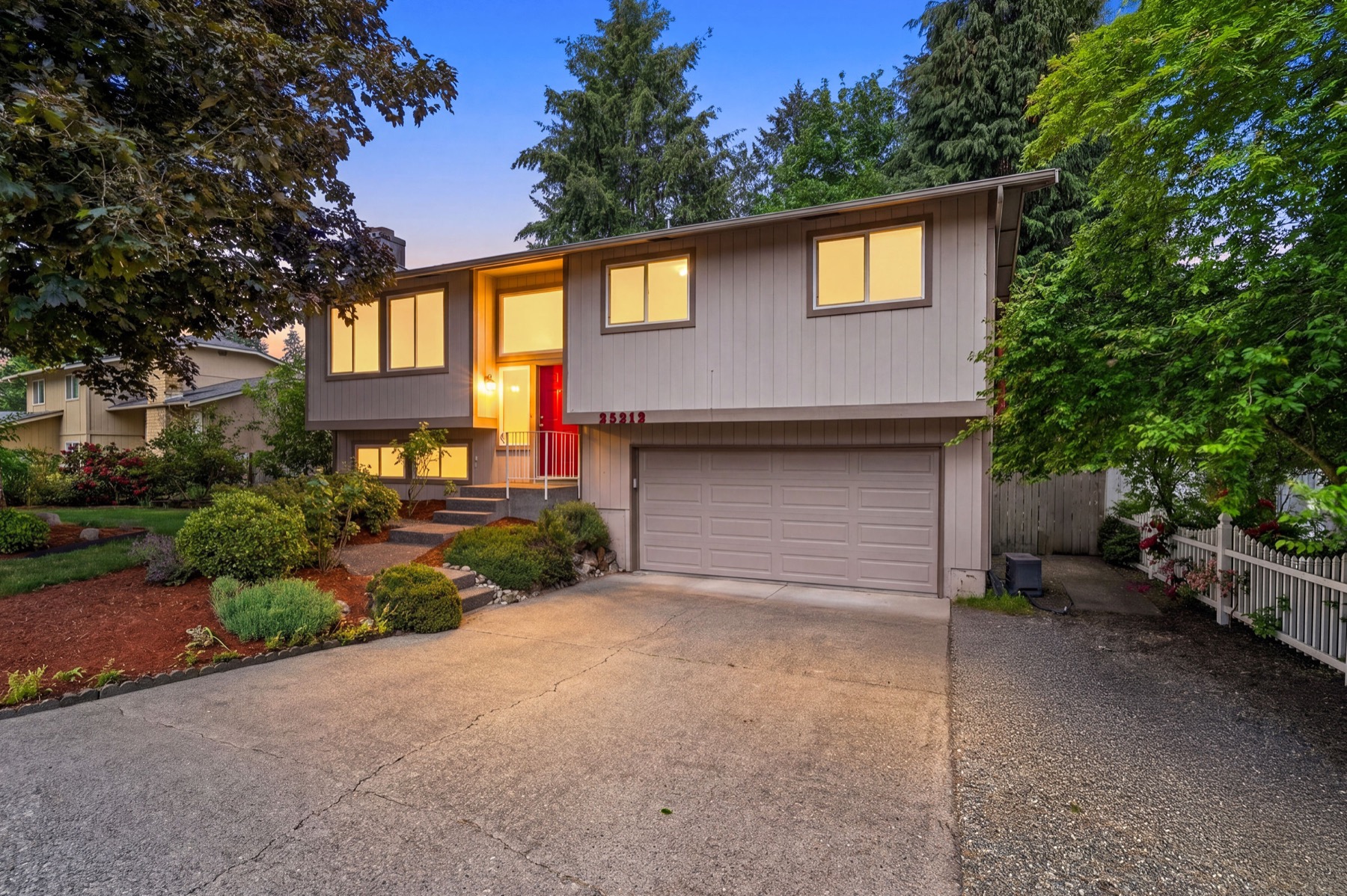 Twilight exterior photography by DePartee Photo Services