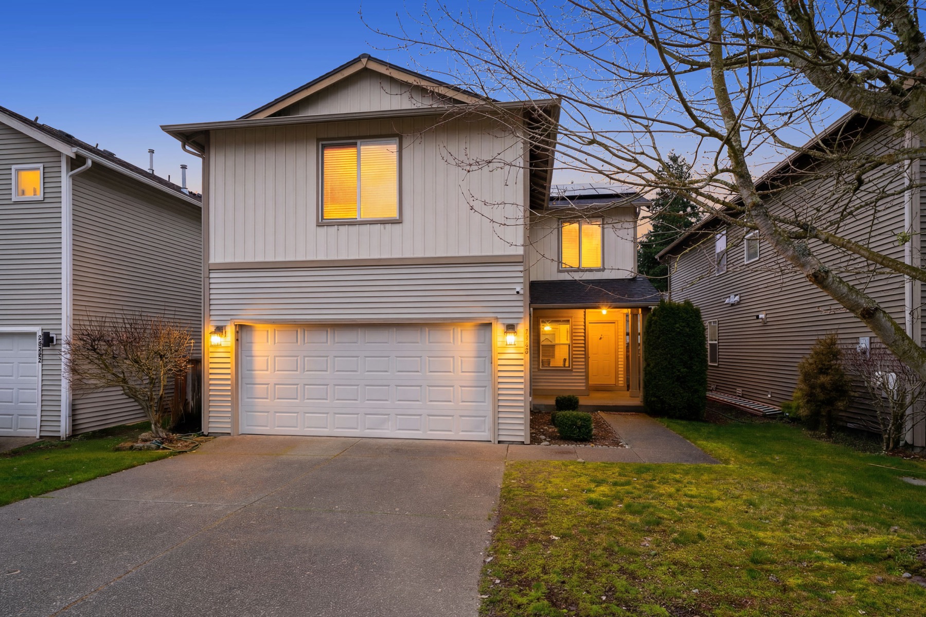 Twilight home exterior